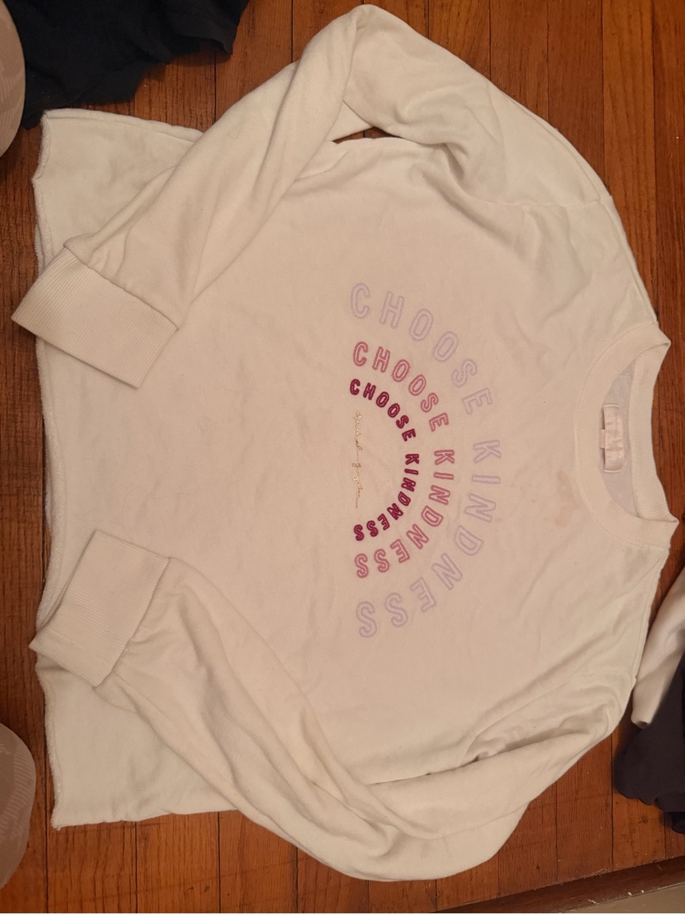 Spiritual Gangster white "Choose Kindness" Crewneck Sweatshirt